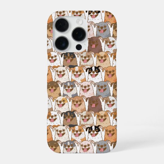 Coque iPhone 16 Pro Motif Chihuahua (Verso)
