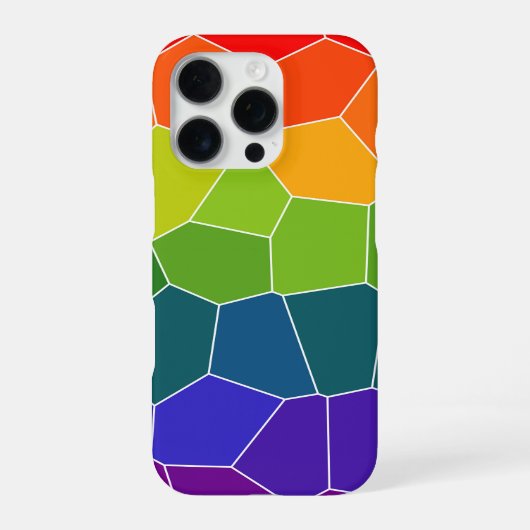 Coque iPhone 16 Pro Motif COOL Rainbow (Verso)