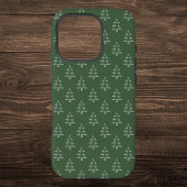 Coque iPhone 16 Pro Motif d'arbre de Noël vert