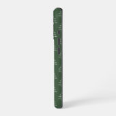 Coque iPhone 16 Pro Motif d'arbre de Noël vert (Côté gauche)