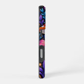 Coque iPhone 16 Pro Motif de champignons psychédéliques (Côté droit)