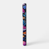 Coque iPhone 16 Pro Motif de champignons psychédéliques (Côté gauche)