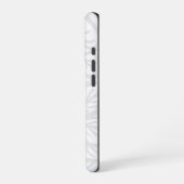 Coque iPhone 16 Pro Motif de fond blanc transparent (Côté gauche)