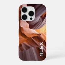 Motif de grès ondulé de canyon Tons terreux