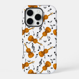 Coque iPhone 16 Pro Motif de note de musique de violon