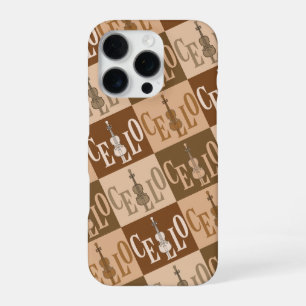Coque iPhone 16 Pro Motif de violoncelles colorés