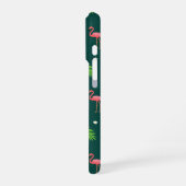Coque iPhone 16 Pro Motif Flamant Tropical (Côté gauche)
