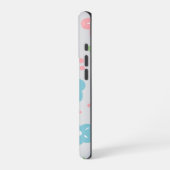 Coque iPhone 16 Pro Motif floral sans couture (Côté gauche)