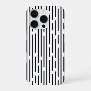 Coque iPhone 16 Pro Motif géométrique à ligne noire