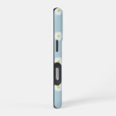 Coque iPhone 16 Pro Motif illustratif sur bleu pâle (Côté droit)