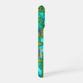 Coque iPhone 16 Pro Motif Turquoise (Côté droit)