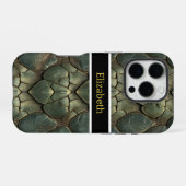 Coque iPhone 16 Pro Motifs de serpent vibrants et complexes (Verso Horizontal)