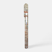 Coque iPhone 16 Pro Mur de brique rustique – Surface architecturale te (Côté gauche)