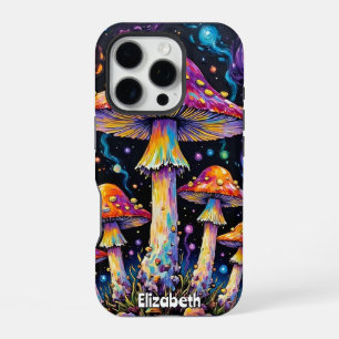 Coque iPhone 16 Pro Nébuleuse Champignon Cosmique