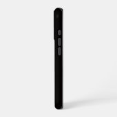 Coque iPhone 16 Pro Noir 4 Luxe iPhone 16 Pro, Aigrette Rouchie (Côté gauche)