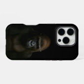 Coque iPhone 16 Pro Noir 4 Luxe iPhone 16 Pro, Gorille (Verso Horizontal)