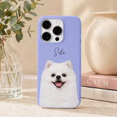 Coque iPhone 16 Pro Nom de l'animal de compagnie moderne en écriture e