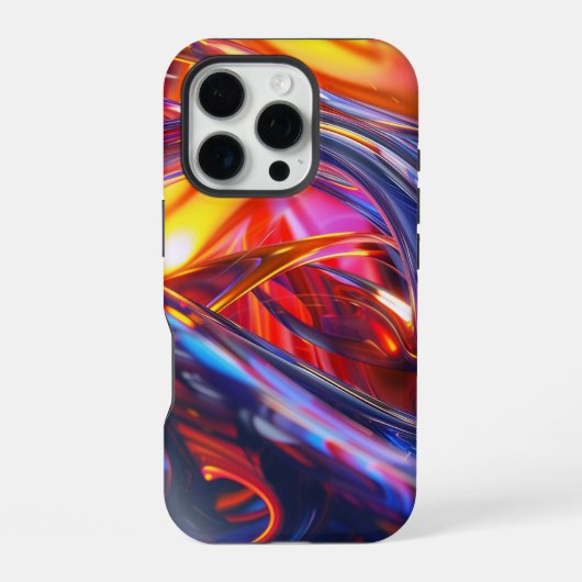 Coque iPhone 16 Pro Odyssée chromatique (Verso)