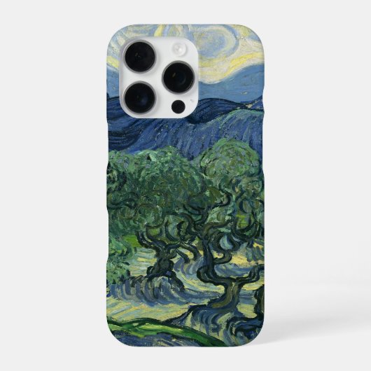 Coque iPhone 16 Pro Olive Trees de Van Gogh (Verso)