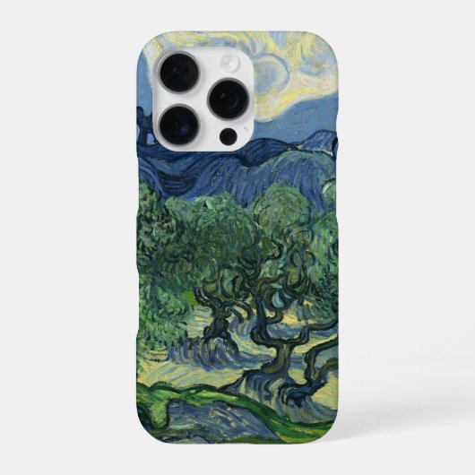 Coque iPhone 16 Pro Olive Trees de Van Gogh (Verso)