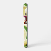 Coque iPhone 16 Pro Orchidée jaune et rose (Côté gauche)
