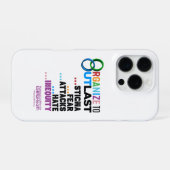 Coque iPhone 16 Pro Organize to Outlast Phone Case (Verso Horizontal)