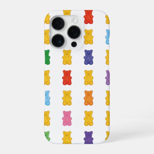 Coque iPhone 16 Pro Ositos de gominola (Verso)