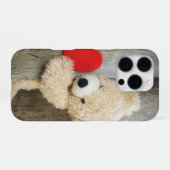 Coque iPhone 16 Pro Ours amoureux (Verso Horizontal)