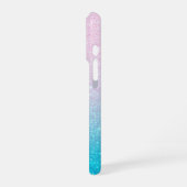 Coque iPhone 16 Pro Paillettes Douces Ombré (Côté gauche)