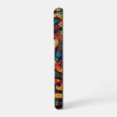 Coque iPhone 16 Pro Paisley Psychedelique (Côté gauche)