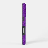 Coque iPhone 16 Pro Paisley Violet (Côté droit)