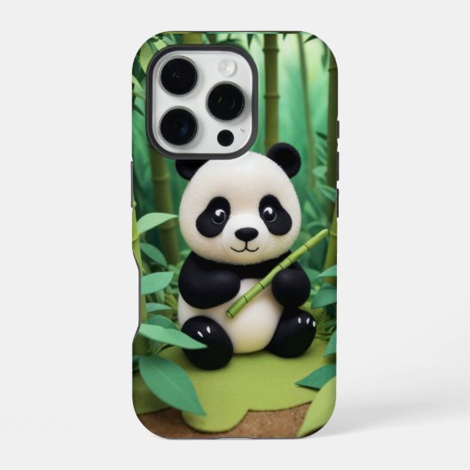 Coque iPhone 16 Pro Panda (Verso)