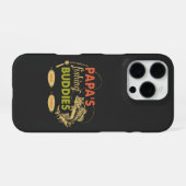 Coque iPhone 16 Pro Papa’s Fishing Buddies Personalized grandkids Name (Verso Horizontal)