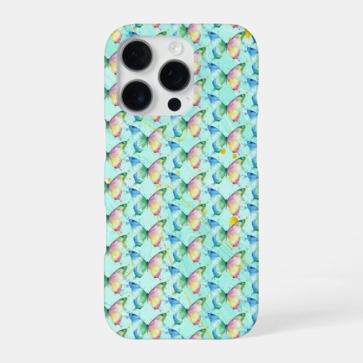 Coque iPhone 16 Pro Papillon (Verso)