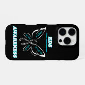 Coque iPhone 16 Pro Papillon/sensibilisation...EDS (Verso Horizontal)