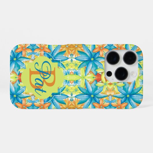 Coque iPhone 16 Pro Pat Mosaic Business iPhone Case (Verso Horizontal)