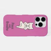 Coque iPhone 16 Pro Pattes et Respirez (Verso Horizontal)