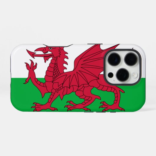 Coque iPhone 16 Pro Pays de Galles (Verso Horizontal)