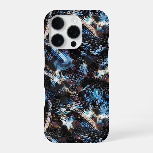 Coque iPhone 16 Pro Peau de serpent (Verso)
