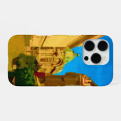 Coque iPhone 16 Pro Peinture numérique de Bucarest (Verso Horizontal)