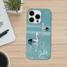 Pelican Couple Paddle Calm Aqua Water ajouter le n