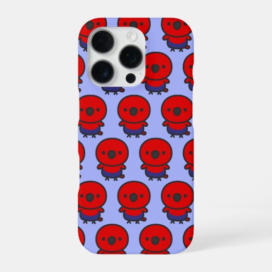 Coque iPhone 16 Pro Perruche éclectique / Femelle (Verso)