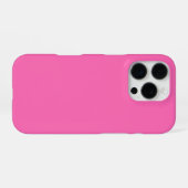 Coque iPhone 16 Pro Personalized Hot Pink iPhone Case with Custom (Verso Horizontal)