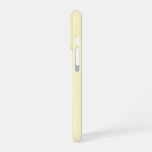 Coque iPhone 16 Pro Personalized LemonChiffon iPhone Case with Custom (Côté gauche)