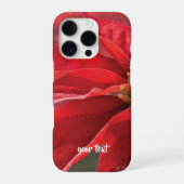 Coque iPhone 16 Pro Personalized Modern Poinsettia Phone Case (Verso)