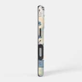 Coque iPhone 16 Pro Personalized Name Blue Wildflowers (Côté droit)