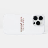 Coque iPhone 16 Pro Personnalisé  (Verso Horizontal)