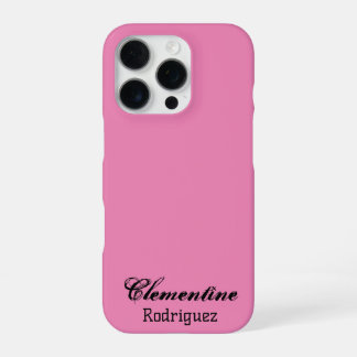 Coque iPhone 16 Pro Personnalisé Votre Nom modèles 11-15