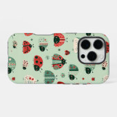 Coque iPhone 16 Pro Petits Bugs Festifs (Verso Horizontal)