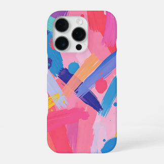 Coque iPhone 16 Pro Pinceau abstrait